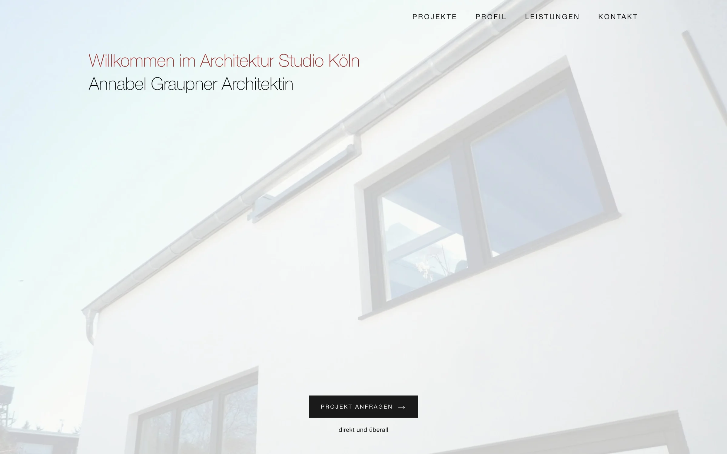 Website von Annabel Graupner auf einem Laptop